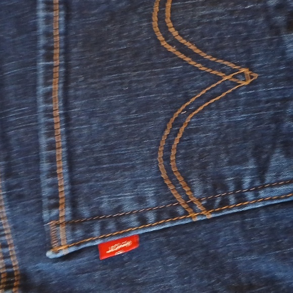 Levi's Dark Blue Boot Cut Jeans Women's  Size 10S - Picture 2 of 4